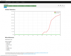 active 1 waiting 0 stopped 0  aria2 Web Client (1)